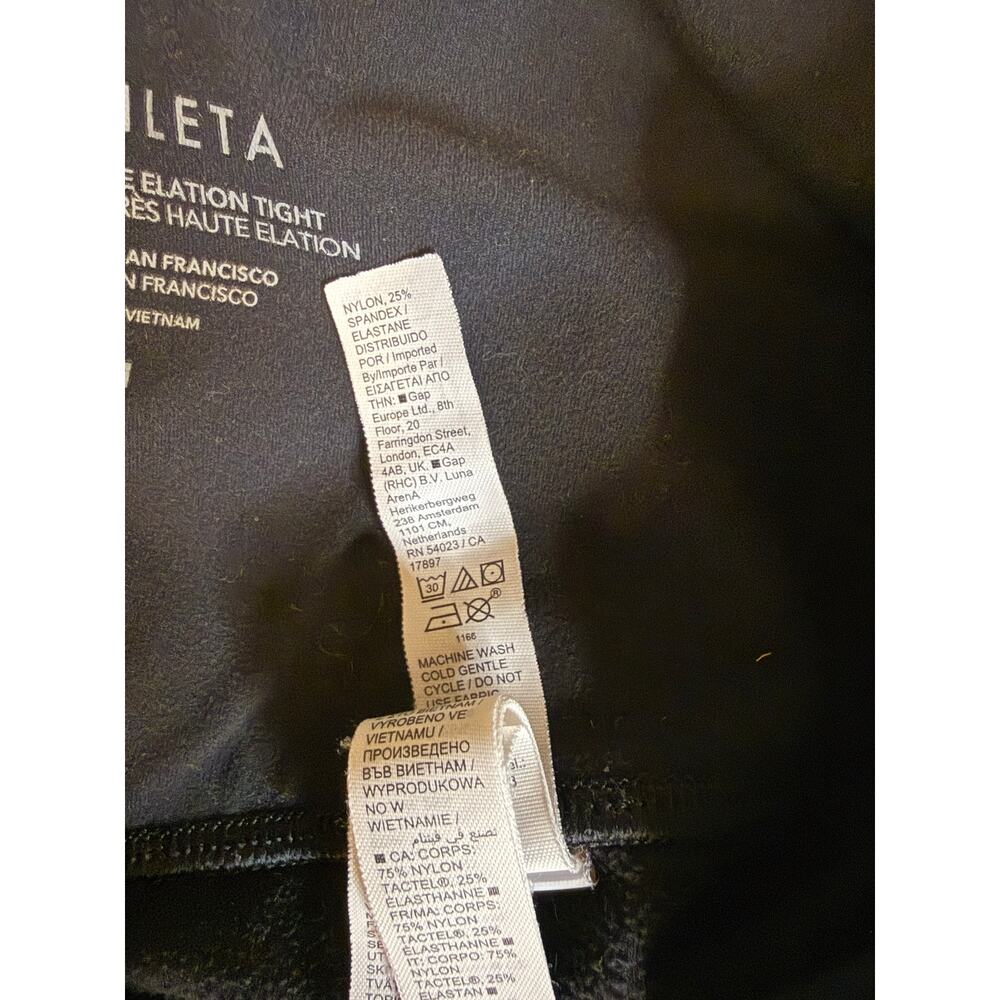 Athleta Ultra High Rise Elation Tight - Black - Size M - Picture 11 of 11